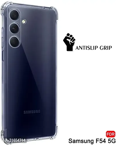 Flipkart SmartBuy Back Cover for Samsung Galaxy F54 5G Transparent Grip Case Pack of 1-thumb4