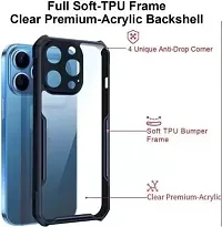 Flipkart SmartBuy Back Cover for Apple iPhone 15 Pro iPhone 15 Pro Black Grip Case Pack of 1-thumb2