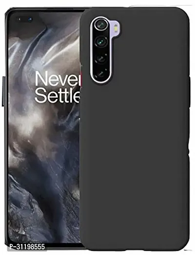 Caseline Back Cover for Oneplus Nord Black Grip Case Silicon Pack of 1