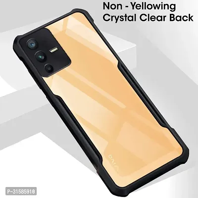 Caseline Back Cover for Vivo V23 5G Vivo V23 Black Grip Case Pack of 1-thumb4