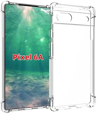 Caseline Back Cover For Google Pixel 6A Google Pixel 6A Google Pixel 6A Transparent Grip Case Pack Of 1