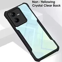 Caseline Back Cover for vivo Y22 vivo Y22 4G Black Shock Proof Pack of 1-thumb3