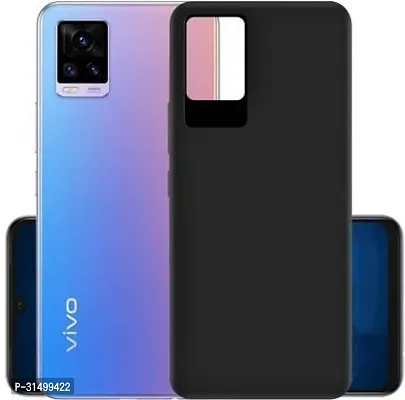 Caseline Back Cover for VIVO V20 Black Grip Case Pack of 1-thumb0