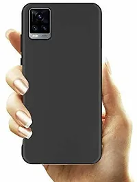 Caseline Back Cover for Vivo V21 Black Grip Case Pack of 1-thumb2