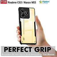 Flipkart SmartBuy Back Cover for realme C53 Black Grip Case Pack of 1-thumb2