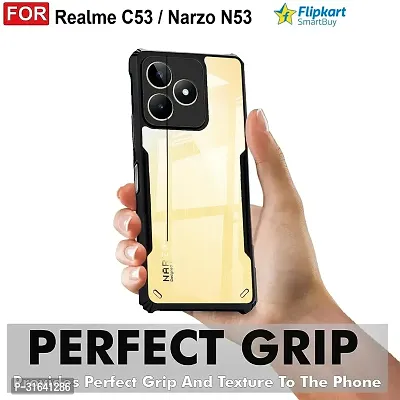 Flipkart SmartBuy Back Cover for realme C53 Black Grip Case Pack of 1-thumb3