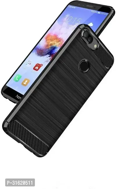 Caseline Back Cover for Honor 9 Lite Black Shock Proof Pack of 1