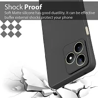 Caseline Back Cover for POCO M6 Pro 5G POCO M6 Pro CND Black Grip Case Silicon Pack of 1-thumb2