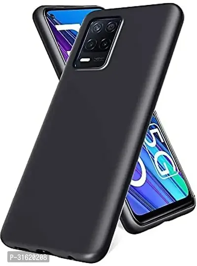 Caseline Back Cover for Realme 8s 5G Realme Narzo 30 5G Realme 8 5G Black Grip Case Silicon Pack of 1-thumb0