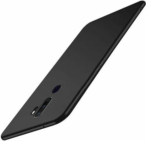 CELZO 4 Side Full Protection Back Cover Case for Oppo A9(2020) - (Black)