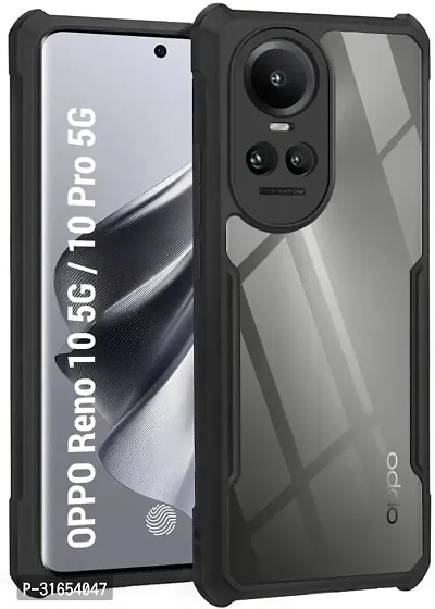 Caseline Back Cover for OPPO Reno10 5G Black Grip Case Pack of 1-thumb0