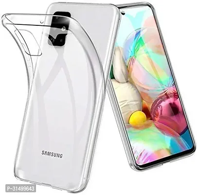 Caseline Back Cover for Samsung Galaxy A51 Transparent Grip Case Pack of 1