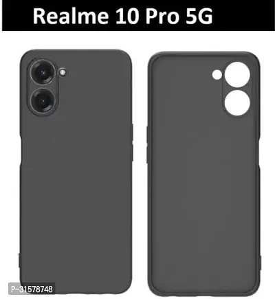 Caseline Back Cover For Realme 10 Pro Realme 10 Pro 5G Realme 10 Pro 5G Black Grip Case Silicon Pack Of 1