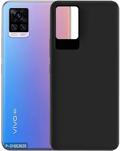 Caseline Back Cover for VIVO V20 PRO Black Grip Case Pack of 1