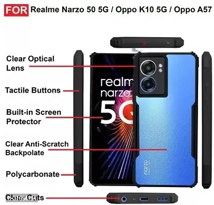 Caseline Back Cover for Oppo A57 OPPO A57 4G OPPO A57 4G 2022 Black Shock Proof Pack of 1-thumb4