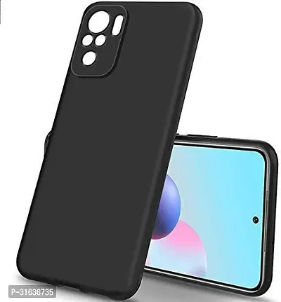 Caseline Back Cover for Redmi Mi Note 10 Black Grip Case Pack of 1