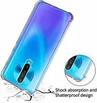 Caseline Back Cover for Poco X2 Transparent Grip Case Silicon Pack of 1-thumb2