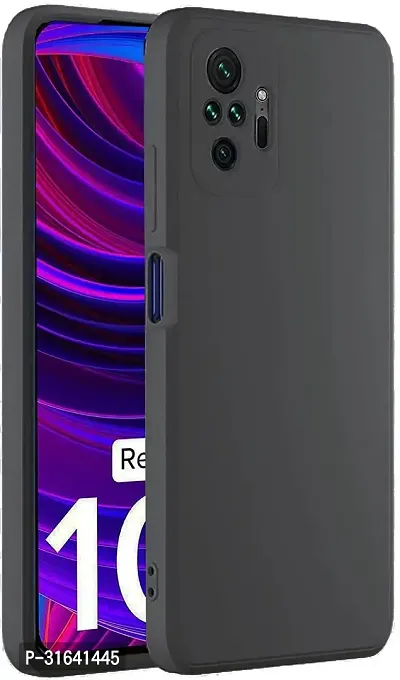 Caseline Back Cover for REDME NOTE 10PRO Black Silicon Pack of 1