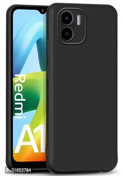 Caseline Back Cover for poco c51 POCO C51 REDMI A1+ REDMI A1 Plus REDMI A2+ REDMI A2 Plus CND Black Grip Case Silicon Pack of 1-thumb0