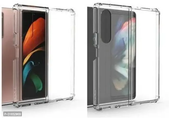 Caseline Back Cover for Samsung Galaxy Fold 3 Transparent Grip Case Pack of 1