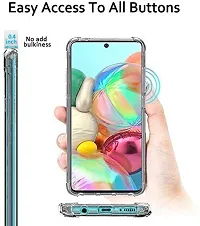 Caseline Back Cover for Samsung Galaxy S10 Lite Transparent Grip Case Pack of 1-thumb2