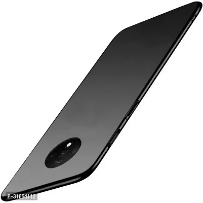 Caseline Back Cover for Oneplus 7T Black Grip Case Silicon Pack of 1