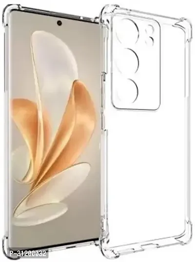 Caseline Back Cover for Vivo V29 Pro 5G BMTP Transparent Grip Case Pack of 1