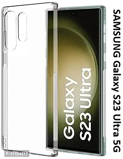 Caseline Back Cover for SAMSUNG Galaxy S23 Ultra SAMSUNG Galaxy S23 Ultra 5G Transparent Grip Case Pack of 1