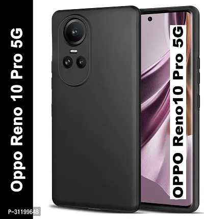 Caseline Back Cover for OPPO Reno 10 5GOPPO Reno 10 OPPO Reno 10 Pro 5G OPPO Reno 10 Pro CND Black Grip Case Silicon Pack of 1-thumb0