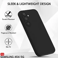 Nutricase Back Cover for Samsung Galaxy A54 5G CND Black Grip Case Silicon Pack of 1-thumb3