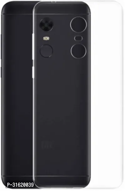 Caseline Back Cover for Mi Redmi Note 5 Transparent Silicon Pack of 1-thumb2