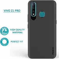 Caseline Back Cover for VIVO Z1 PRO Black Grip Case Silicon Pack of 1-thumb1