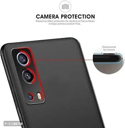 Caseline Back Cover for Vivo iQOO Z3 iQOO Z3 Vivo iQ00 Z3 Black Grip Case Silicon Pack of 1-thumb2