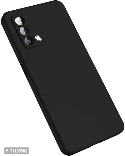 Caseline Back Cover for Oppo F19S Oppo F19 Black Grip Case Silicon Pack of 1