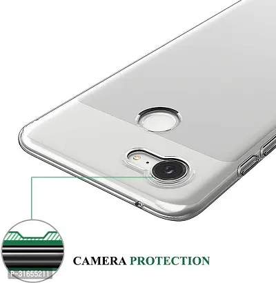 Caseline Back Cover for GOOGLE PIXEL 3XL Transparent Grip Case Silicon Pack of 1-thumb3