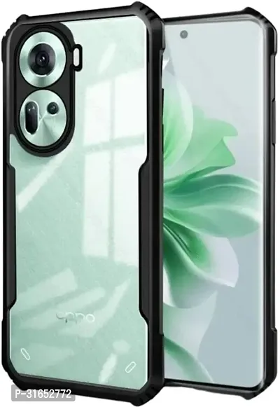 Caseline Back Cover for Oppo Reno 11 5G Oppo Reno 11 IP Transparent Grip Case Pack of 1-thumb0