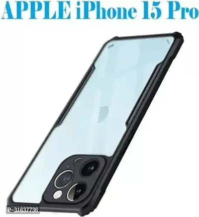 Caseline Back Cover for Apple iPhone 15 Pro iPhone 15 ProIP Black Grip Case Pack of 1