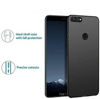 Caseline Back Cover for Honor 9N Black Grip Case Silicon Pack of 1-thumb1