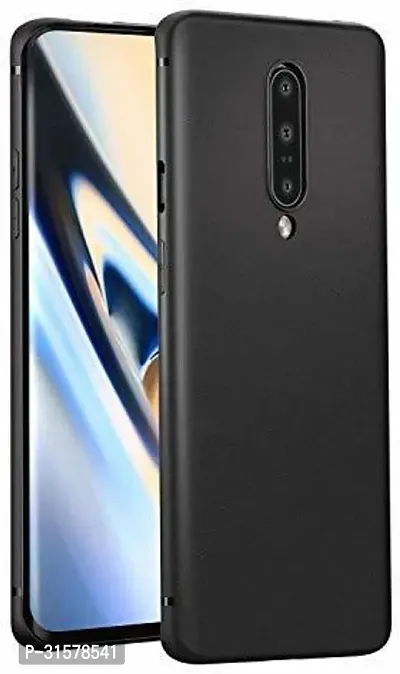 Caseline Back Cover For Oneplus 7 Pro Black Grip Case Silicon Pack Of 1