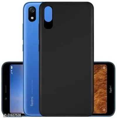 Caseline Back Cover for REDMI 7A Black Grip Case Silicon Pack of 1-thumb0