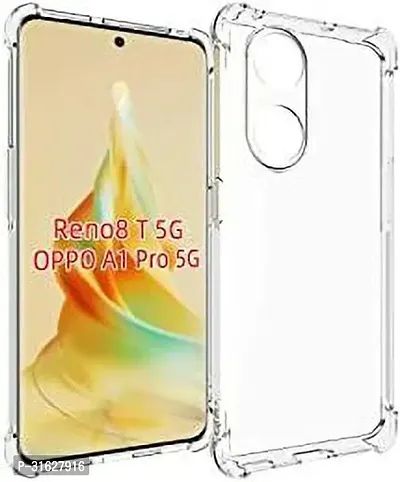 Caseline Back Cover for Oppo Reno 8T 5G OPPO Reno8T 5G OPPO Reno 8T 5G OPPO Reno8T 5G BMTP Transparent Grip Case Pack of 1-thumb0