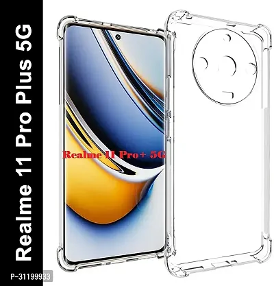 Caseline Back Cover for Realme 11 Pro Plus Realme 11 Pro Plus 5GBMTP Transparent Shock Proof Pack of 1-thumb0