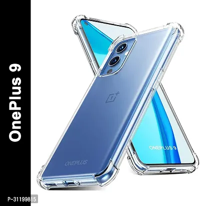 Caseline Back Cover for OnePlus 9 Transparent Grip Case Pack of 1-thumb0