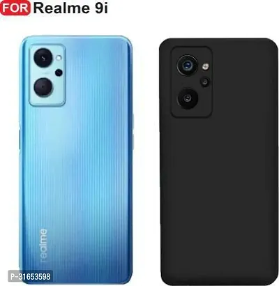 Caseline Back Cover for REALME 9I 5G REALME 9i 5G REALME 9i Black Grip Case Silicon Pack of 1