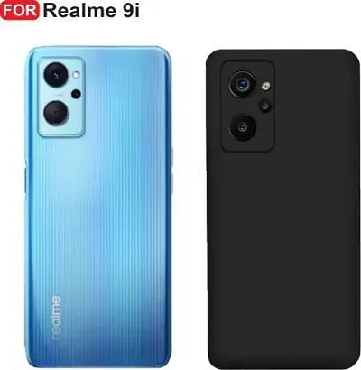 Caseline Back Cover for REALME 9I 5G REALME 9i 5G REALME 9i Black Grip Case Silicon Pack of 1