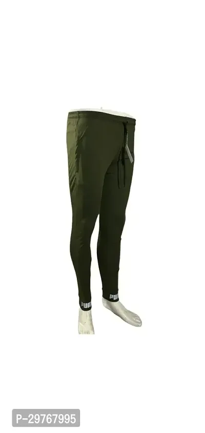 Mens Casual Regular Fit Solid Trouser