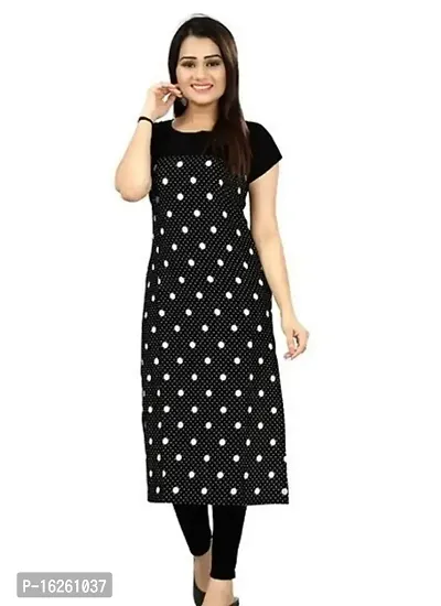 Crepe Printed Straight kurti