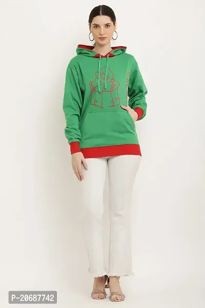 Women's Hoodies || Sweatshirt for Women Men || Unisex Hoodie (XL, Green)-thumb5