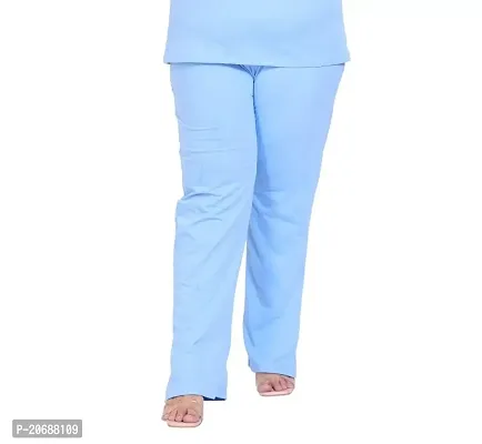 CANIDAE Women'S Cotton Pyjama Pants Plus Size (S to 8XL) (SMALL, SKY BLUE)