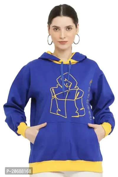 Women's Hoodies || Sweatshirt for Women Men || Unisex Hoodie (XXL, Blue)